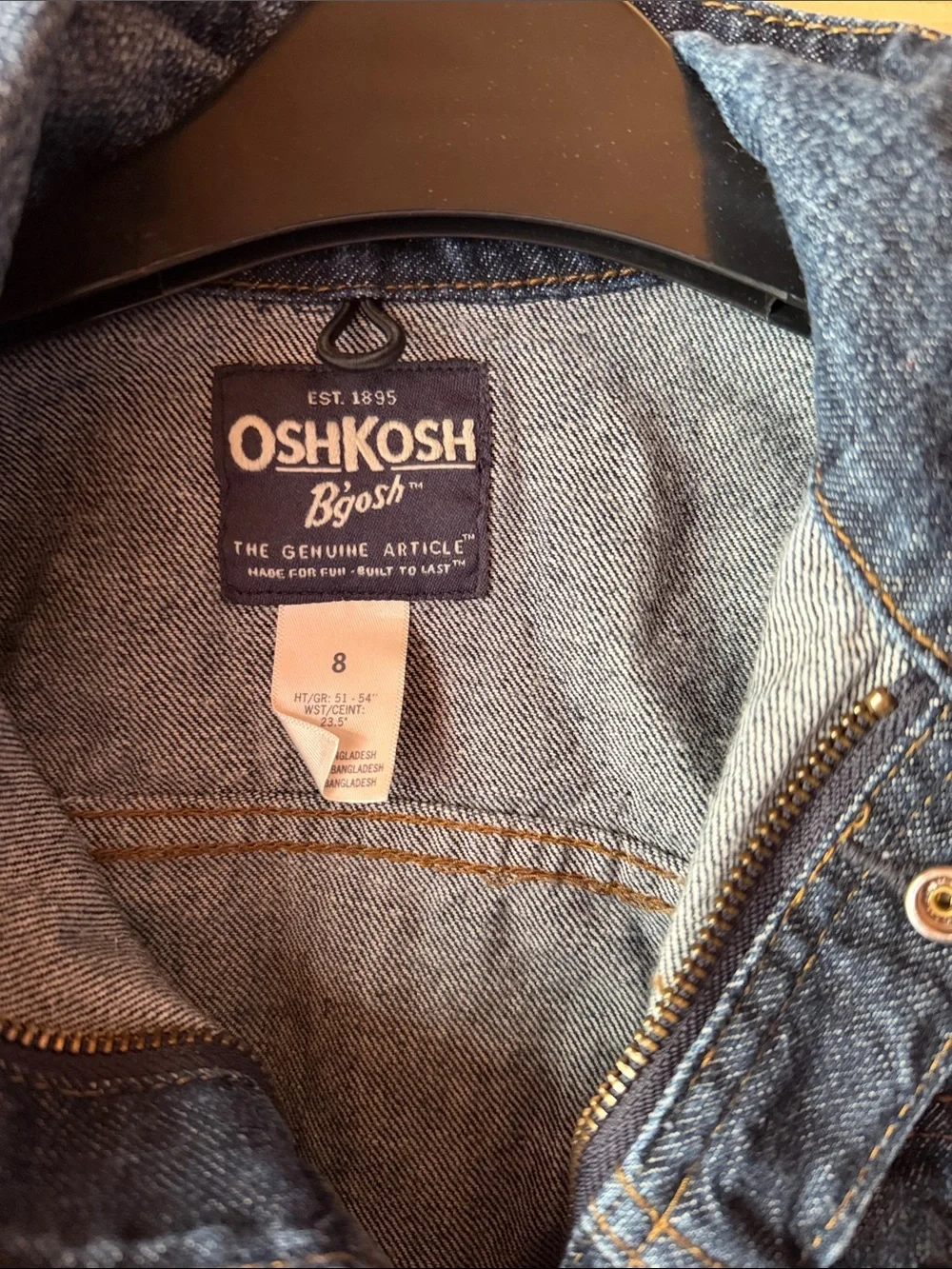 OshKosh B'gosh Kids Denim Jacket - Medium Wash Blue